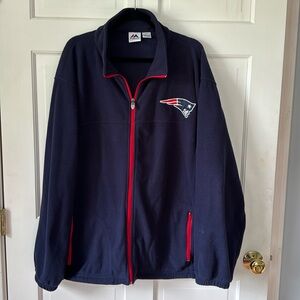 Patriots Full Zip Fleece Jacket. 2XL.  Preloved good condition.